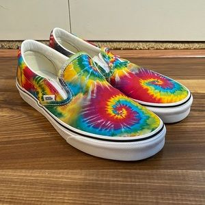Vans Tie Dye Slip Ons